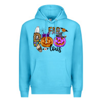 Ocean Blue Fab Boo Lous Premium Hoodie - CowhideDigitalArt