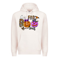 Pale Pink Fab Boo Lous Premium Hoodie - CowhideDigitalArt