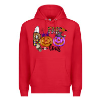 Red Fab Boo Lous Premium Hoodie - CowhideDigitalArt