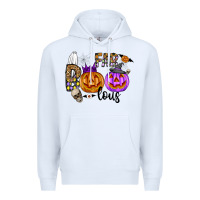 White Fab Boo Lous Premium Hoodie - CowhideDigitalArt