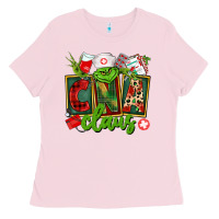 Cna  Certified Nursing Assistant Claus Ladies Tee | Teevron
