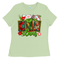 Matcha cna  certified nursing assistant claus Ladies Tee - CowGirlArtShop