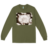 Cowhide Frames Background Long Sleeve Tee | Teevron