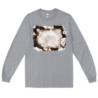 Heather Grey cowhide frames background Long Sleeve Tee - RanaPortraitStore