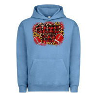 Pigment Pebble Blue game day football Urban Hoodie - JahusDesignShop