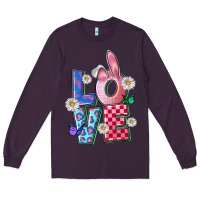 Plum easter love Long Sleeve Tee - FaDigitalArtStudio