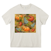 Cream Fall Heavy Core Tee - NancyCooperArtShop