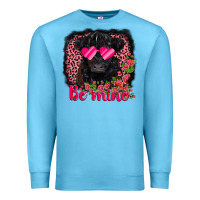 Ocean Blue be mine belted galloway Premium Sweatshirt - AdoDesignShop
