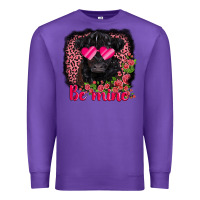 Purple be mine belted galloway Premium Sweatshirt - AdoDesignShop