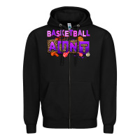 Black basketball aunt Zipper Hoodie - AdoDesignShop