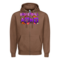 Chestnut basketball aunt Zipper Hoodie - AdoDesignShop