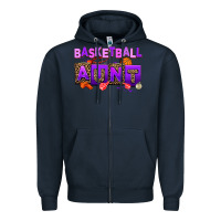 Navy basketball aunt Zipper Hoodie - AdoDesignShop