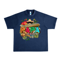 Navy Papacita Urban Heavy Tee - FaDigitalArtStudio