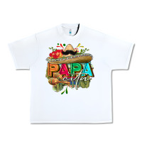 White Papacita Urban Heavy Tee - FaDigitalArtStudio