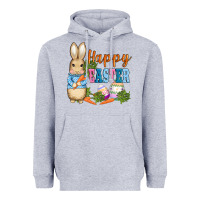 Heather Grey easter bunny egg and carrots Heavyweight Hoodie - AdoDesignShop