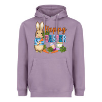 Easter Bunny Egg And Carrots Heavyweight Hoodie | Teevron