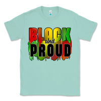 Seafoam black and proud Classic Tee - CowGirlArtShop