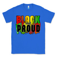 True Royal black and proud Classic Tee - CowGirlArtShop