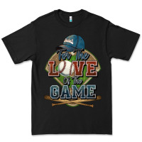 Black for the love of the game baseball Premium Tee - HowdyJamesFarm