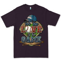 Plum for the love of the game baseball Premium Tee - HowdyJamesFarm