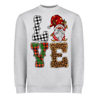 Heather Grey love gnomes Heavyweight Sweatshirt - BarkalooDesign