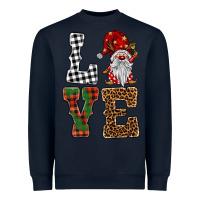 Navy love gnomes Heavyweight Sweatshirt - BarkalooDesign