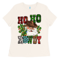 Bone ho ho howdy santa Ladies Tee - CowGirlArtShop