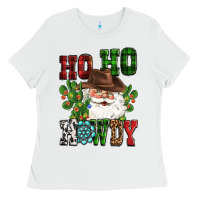Ho Ho Howdy Santa Ladies Tee | Teevron