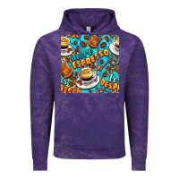 Cloud Purple more espresso less despresso coffee with leopard seamless pattern bbs Vintage Hoodie - BundleAndBundleShop