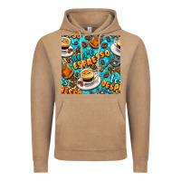Vintage Coffee more espresso less despresso coffee with leopard seamless pattern bbs Vintage Hoodie - BundleAndBundleShop