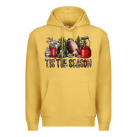 Antique Gold tis the season Premium Hoodie - SublimationCraftShop