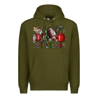 Army Green tis the season Premium Hoodie - SublimationCraftShop