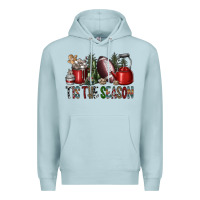 Blue Mist tis the season Premium Hoodie - SublimationCraftShop