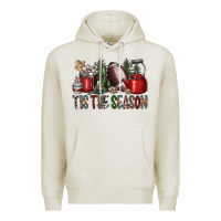 Oatmeal Heather tis the season Premium Hoodie - SublimationCraftShop