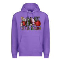 Purple tis the season Premium Hoodie - SublimationCraftShop