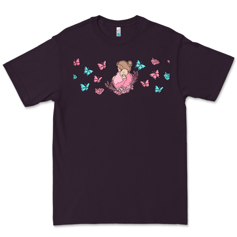 Butterflies And Mom Premium Tee by TumblerDesignByShophia | Teevron