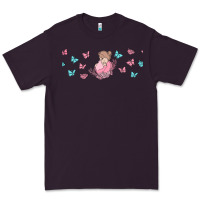 Plum butterflies and mom Premium Tee - TumblerDesignByShophia