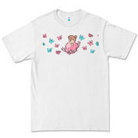 White butterflies and mom Premium Tee - TumblerDesignByShophia