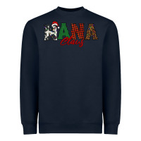 Navy nana claus Heavyweight Sweatshirt - BarkalooDesign