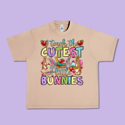 Easter Day I Teach The Cutest Little Bunnies Urban Heavy Tee Designed By Oliviacreatesart