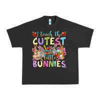 Pigment Black Easter Day I teach the cutest little bunnies Urban Heavy Tee - OliviaCreatesArt