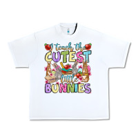 White Easter Day I teach the cutest little bunnies Urban Heavy Tee - OliviaCreatesArt