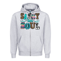 Heather Grey sassy little soul Zipper Hoodie - AdoDesignShop