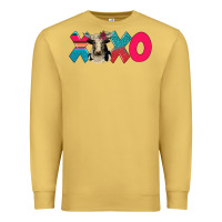 Antique Gold xoxo holstein cow Premium Sweatshirt - AdoDesignShop