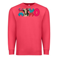 Cardinal xoxo holstein cow Premium Sweatshirt - AdoDesignShop