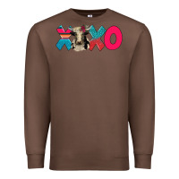 Chestnut xoxo holstein cow Premium Sweatshirt - AdoDesignShop