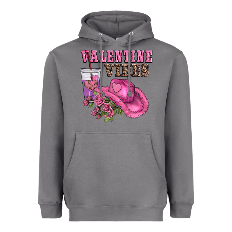 Valentines Day Valentine Vıbes Heavyweight Hoodie by AdoDesignShop | Teevron