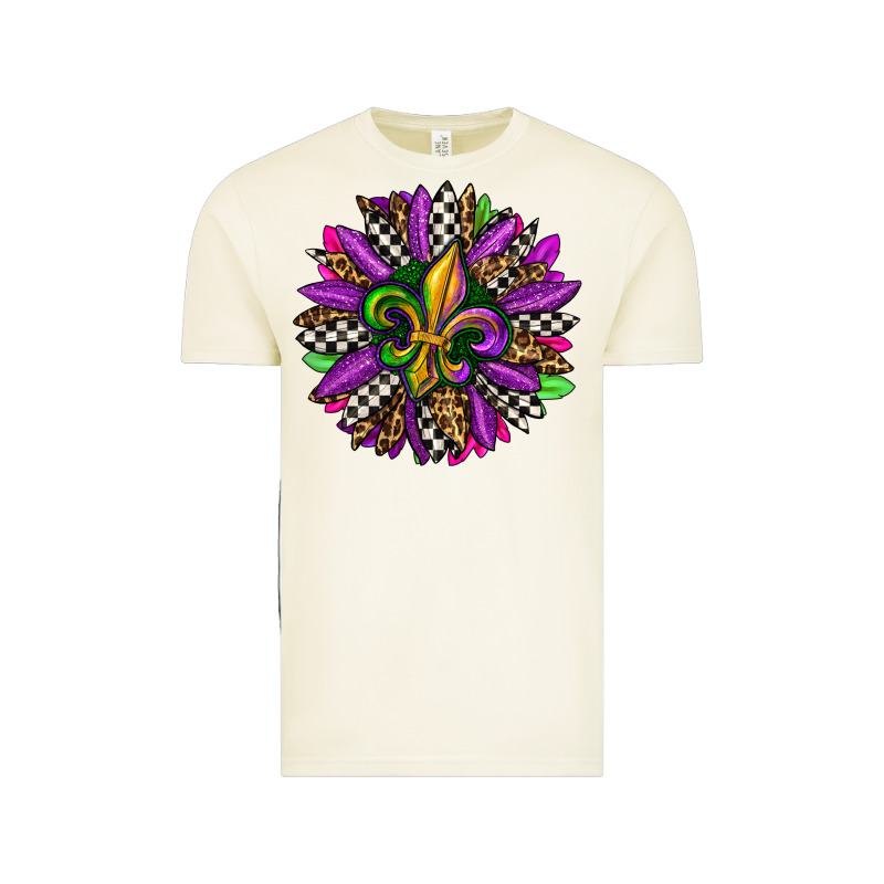 Mardi Gras Sunflower Vintage Tee by OliviaCreatesArt | Teevron