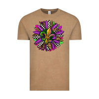 Vintage Coffee mardi gras sunflower Vintage Tee - OliviaCreatesArt
