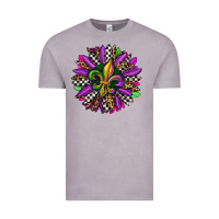 Vintage Zinc mardi gras sunflower Vintage Tee - OliviaCreatesArt